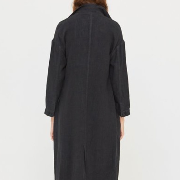 ESBY Baronne Linen Duster XS in Navy - Picture 7 of 8
